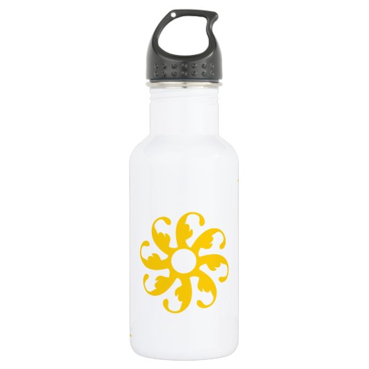 Freesia-Blume 7 Edelstahlflasche (Vorderseite)