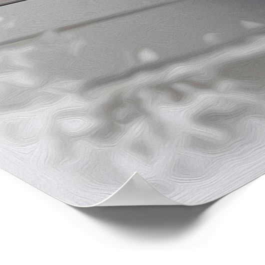 Freesia Blume auf der Tastatur Poster (Ecke)