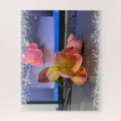 Freesia Blume auf der Tastatur Puzzle (Vertikal)
