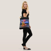 Freesia Blume auf der Tastatur Tasche (Am Model)