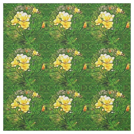 Freesia-Explosion Stoff (Muster)