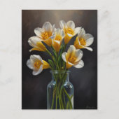freesia flowers postkarte (Vorderseite)