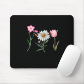 Freesia Gänseblümchen Tulpe Subtile Blume Stiel Na Mousepad (Mit Mouse)