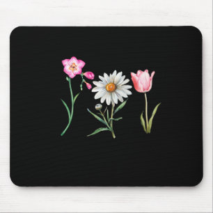 Freesia Gänseblümchen Tulpe Subtile Blume Stiel Na Mousepad