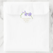 Freesia-Gedenk-Funeral-Samenpackung Runder Aufkleber (Tasche)