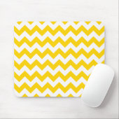 Freesia-gelber Zickzack Zickzack Mousepad (Mit Mouse)