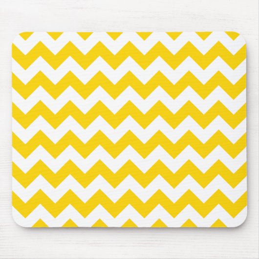 Freesia-gelber Zickzack Zickzack Mousepad (Vorne)