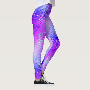Freesia lila Blacklight Leggings