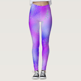 Freesia lila Blacklight Leggings