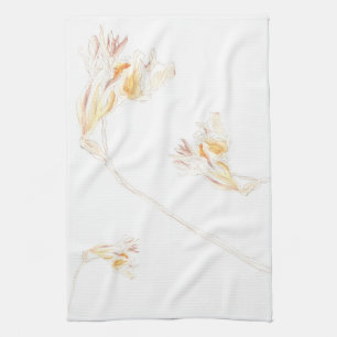 Freesia No. 3 getrocknet Geschirrtuch