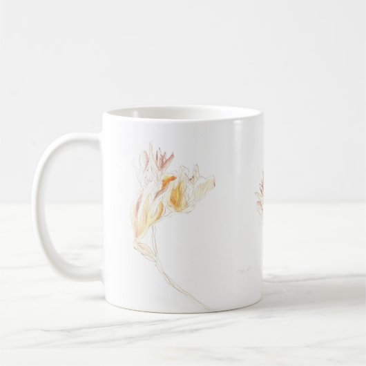 Freesia No. 3 getrocknet Kaffeetasse (Links)