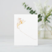 Freesia No. 3 getrocknet Postkarte (Stehend Vorderseite)