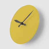 Freesia Yellow Wall Clock Runde Wanduhr (Winkel)