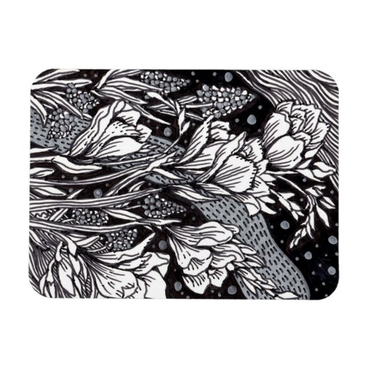 Freesias Magnet (Horizontal)