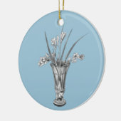 Freesias meiner Großmutter - Keramik Ornament (Links)