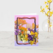 Freesias Notecard Karte (Gelbe Blume)