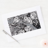 Freesias Rechteckiger Aufkleber (Umschlag)