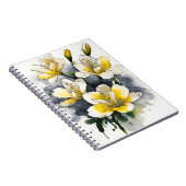 Freesie - Aquarellblumen Notizblock (Rechte Seite)