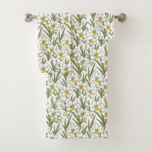 Freesien-Muster-Handtuch-Set Badhandtuch Set (Insitu)
