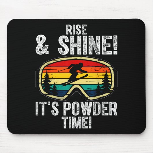 Freeskiing ski goggles freestyle-skiing mousepad (Vorne)