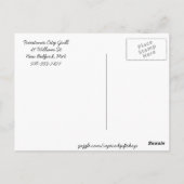 Freestones City Grill - Massachusetts Postcard Postkarte (Rückseite)