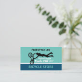 Freestyle Bike Motocross, Cycling Store Visitenkarte (Stehend Vorderseite)