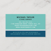 Freestyle Bike Motocross, Cycling Store Visitenkarte (Rückseite)