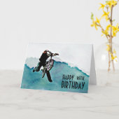 Freestyle BMX Fahrradstunt Karte (Gelbe Blume)