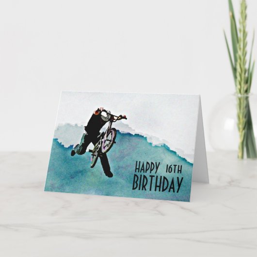 Freestyle BMX Fahrradstunt Karte (Vorderseite)