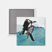 Freestyle BMX Fahrradstunt Magnet (Vorderseite/Rückseite)