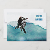 Freestyle BMX Radsport Stunt Einladung (Vorderseite)