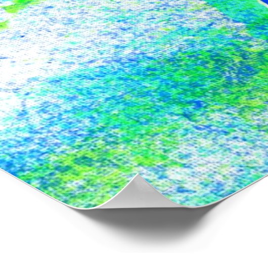 Freestyle BMX Rider im Coolen Pop Art Style Poster (Ecke)