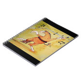 Freestyle Dressage Dancing Horn Notebook Notizblock (Linke Seite)