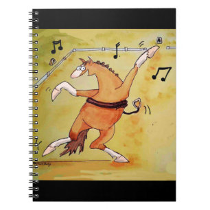 Freestyle Dressage Dancing Horn Notebook Notizblock