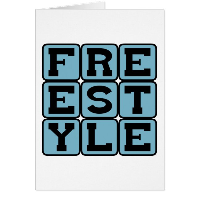 Freestyle, Extremsport (Vorne)