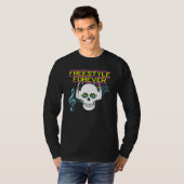 Freestyle Forever Skull mit Headphone Jamming 80er T-Shirt (Vorne ganz)