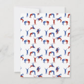 Freestyle Greco Roman Wrestling Individuelle Name Dankeskarte (Rückseite)