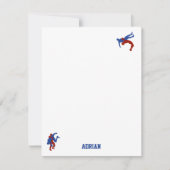 Freestyle Greco Roman Wrestling Individuelle Name Mitteilungskarte (Vorderseite)