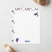 Freestyle Greco Roman Wrestling Individuelle Name Mitteilungskarte (Vorderseite/Rückseite Beispiel)