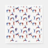 Freestyle Greco Roman Wrestling Pattern Serviette (Vorderseite)