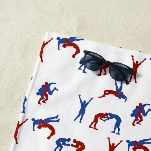 Freestyle Greco Roman Wrestling Strandtuch (Beispiel)