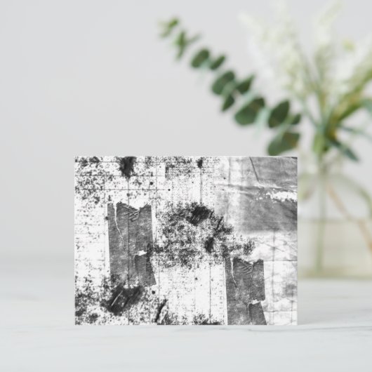 Freestyle in Schwarz-Weiß-Postkarte Postkarte (Stehend Vorderseite)