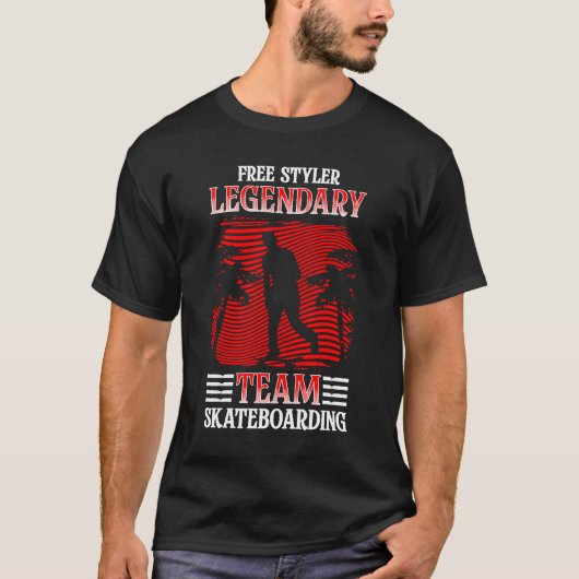 Freestyle Legendary Team Skateboarding T-Shirt (Vorderseite)