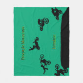 Freestyle Motocross Fleecedecke (Vorderseite)