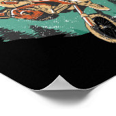 Freestyle Motorradstunts FMX Poster (Ecke)