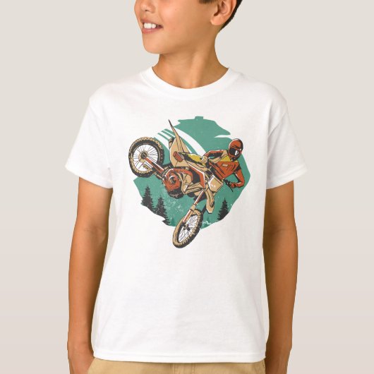 Freestyle Motorradstunts FMX T-Shirt (Vorderseite)