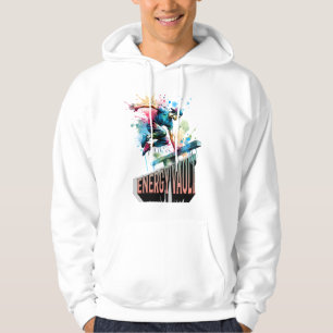 Freestyle-Parkour-Sprung-Wölbungs-Impuls-Junge Hoodie