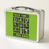 Freestyle-Roller Metall Brotdose (Rückseite)