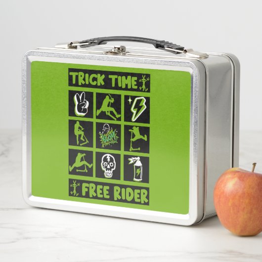 Freestyle-Roller Metall Brotdose (Beispiel)