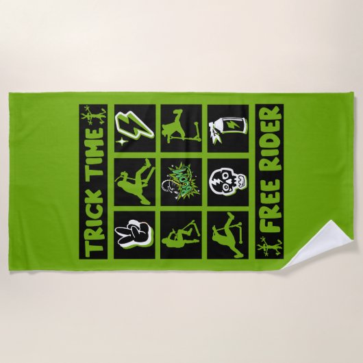 Freestyle-Roller Strandtuch (Vorderseite)